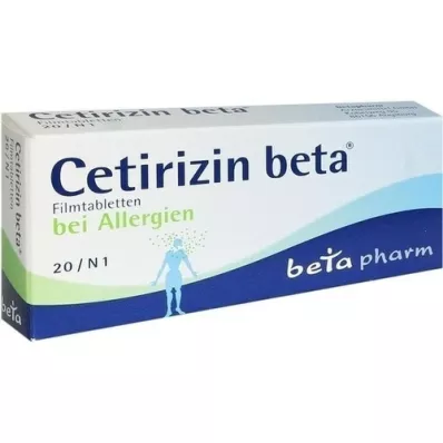 CETIRIZIN beta compresse rivestite con film, 20 pz