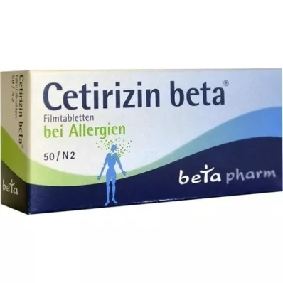 CETIRIZIN beta compresse rivestite con film, 50 pz