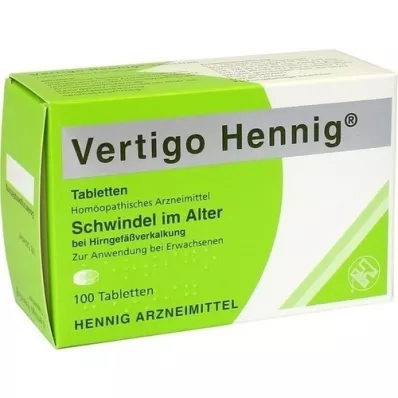 VERTIGO HENNIG Compresse, 100 pz