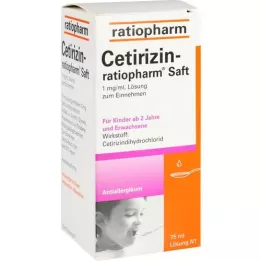 CETIRIZIN-succo ratiopharm, 75 ml