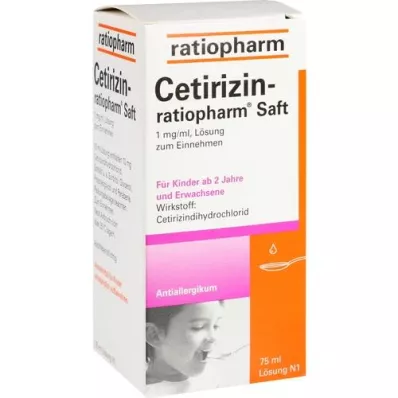 CETIRIZIN-succo ratiopharm, 75 ml