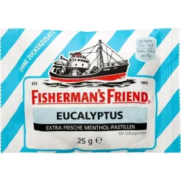 FISHERMANS FRIEND Eucalipto senza pastiglie di zucchero, 25 g