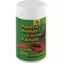 PAPAYA ANANAS Capsule di enzimi, 60 pz