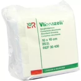 VLIWAZELL Compresse assorbenti non sterili 10x10 cm, 25 pezzi