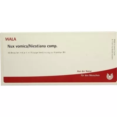 NUX VOMICA/NICOTIANA comp. fiale, 10X1 ml NUX VOMICA/NICOTIANA comp. fiale, 10X1 ml