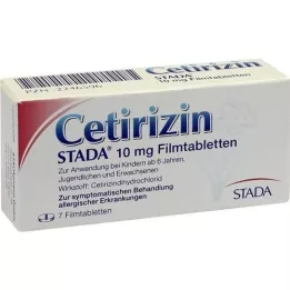 CETIRIZIN STADA Compresse rivestite con film da 10 mg, 7 pz