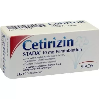 CETIRIZIN STADA Compresse rivestite con film da 10 mg, 50 pz