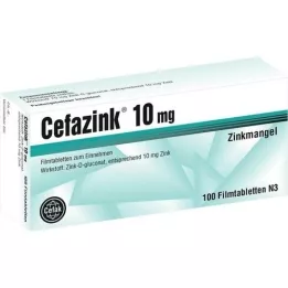 CEFAZINK Compresse rivestite con film da 10 mg, 100 pz