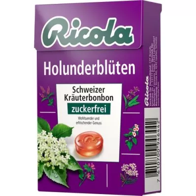RICOLA o.Z.Box caramelle ai fiori di sambuco, 50 g RICOLA o.Z.Box caramelle ai fiori di sambuco, 50 g