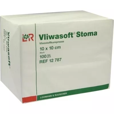 VLIWASOFT Compresse per stomia 10x10 cm 4 volte, 100 pezzi VLIWASOFT Compresse per stomia 10x10 cm 4 volte, 100 pezzi