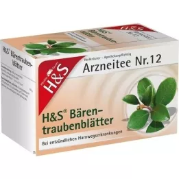 H&amp;S Bustina filtro tè alluva ursina, 20X2,7 g