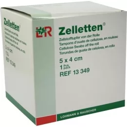ZELLETTEN Tampone 4x5 cm rotolo non sterile, 300 pz