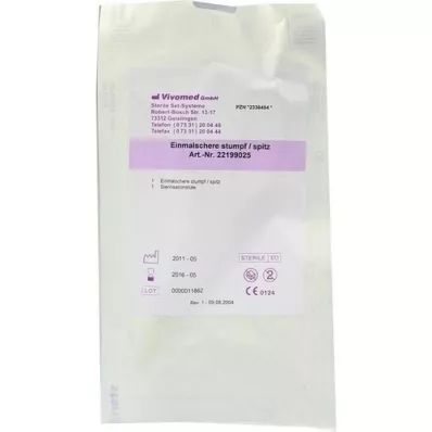 EINMAL VERBANDSCHERE sterile appuntito/smusso, 1 pz EINMAL VERBANDSCHERE sterile appuntito/smusso, 1 pz