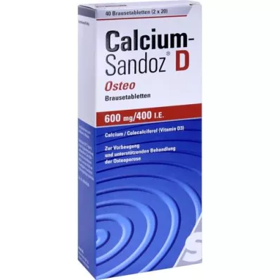CALCIUM SANDOZ D Osteo compresse effervescenti, 40 pz