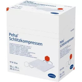 PEHA SCHLITZKOMPRESSEN 10x10 cm sterile, 20X2 pz