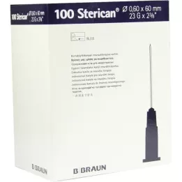STERICAN Cannule 23 Gx2 2/5 0,6x60 mm, 100 pezzi
