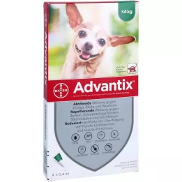 ADVANTIX Spot-on Lsg.z.Auftr.a.d.H.f.Cane fino a 4 kg, 4 pz