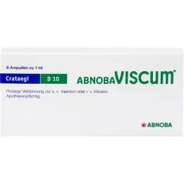 ABNOBAVISCUM Crataegi D 10 fiale, 8 pz