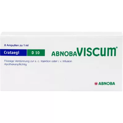 ABNOBAVISCUM Crataegi D 10 fiale, 8 pz ABNOBAVISCUM Crataegi D 10 fiale, 8 pz