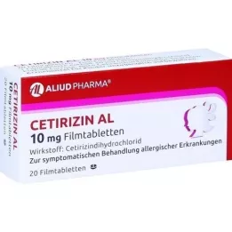 CETIRIZIN AL Compresse rivestite con film da 10 mg, 20 pz