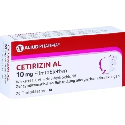 CETIRIZIN AL Compresse rivestite con film da 10 mg, 20 pz CETIRIZIN AL Compresse rivestite con film da 10 mg, 20 pz