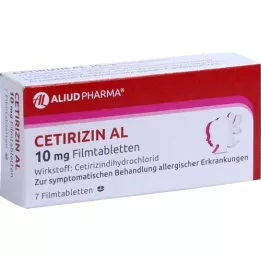 CETIRIZIN AL Compresse rivestite con film da 10 mg, 7 pz