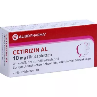 CETIRIZIN AL Compresse rivestite con film da 10 mg, 7 pz