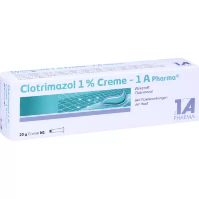 CLOTRIMAZOL Crema 1%-1A Pharma, 20 g CLOTRIMAZOL Crema 1%-1A Pharma, 20 g