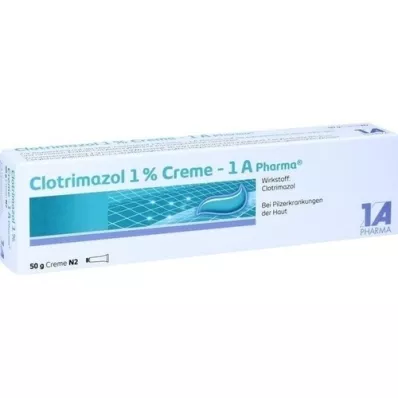 CLOTRIMAZOL Crema 1%-1A Pharma, 50 g CLOTRIMAZOL Crema 1%-1A Pharma, 50 g