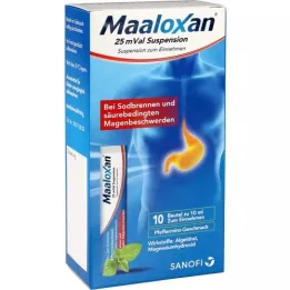 MAALOXAN Sospensione 25 mVal, 10X10 ml