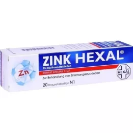 ZINK HEXAL Compresse effervescenti, 20 pz
