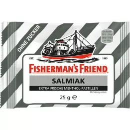 FISHERMANS FRIEND Salmiac senza pastiglie di zucchero, 25 g