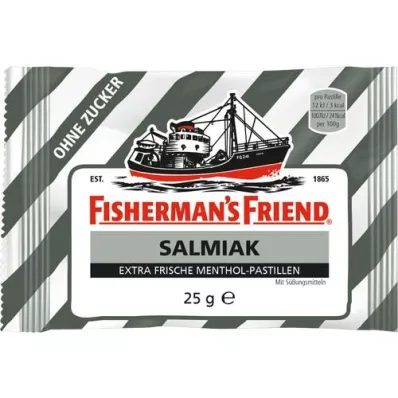 FISHERMANS FRIEND Salmiac senza pastiglie di zucchero, 25 g FISHERMANS FRIEND Salmiac senza pastiglie di zucchero, 25 g