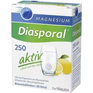 MAGNESIUM DIASPORAL 250 compresse effervescenti attive, 20 pz MAGNESIUM DIASPORAL 250 compresse effervescenti attive, 20 pz