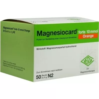 MAGNESIOCARD forte 10 mmol Arancione Plv.z.H.e.L.z.E., 50 pz MAGNESIOCARD forte 10 mmol Arancione Plv.z.H.e.L.z.E., 50 pz