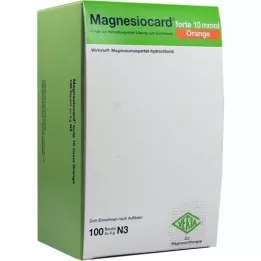 MAGNESIOCARD forte 10 mmol Arancione Plv.z.H.e.L.z.E., 100 pz
