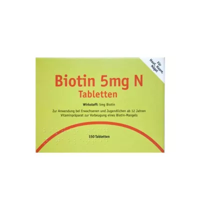 BIOTIN 5 mg N compresse, 150 pz