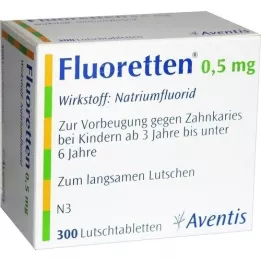 FLUORETTEN compresse da 0,5 mg, 300 pezzi