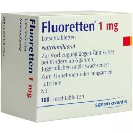 FLUORETTEN compresse da 1,0 mg, 300 pz