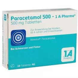 PARACETAMOL 500-1A Compresse farmaceutiche, 10 pz