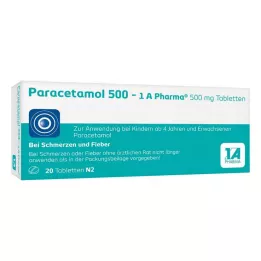 PARACETAMOL 500-1A Compresse farmaceutiche, 20 pz