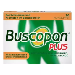 BUSCOPAN più 10 mg/500 mg compresse rivestite con film, 20 pz