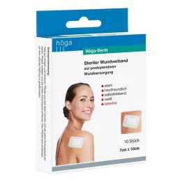 HÖGA-DERM Cerotto sterile 70x100 mm, 10 pz