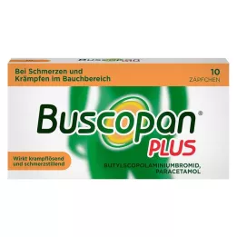 BUSCOPAN più 10 mg/800 mg di supposte, 10 pz