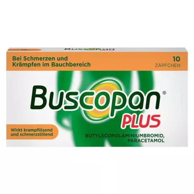 BUSCOPAN più 10 mg/800 mg di supposte, 10 pz