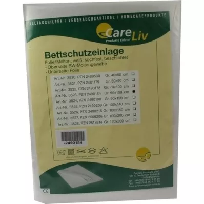 BETTSCHUTZEINLAGE Foglio Molton 90x100 cm, 1 pz