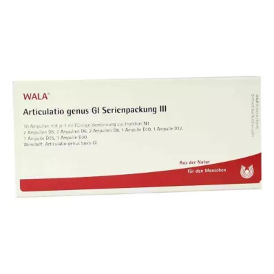 ARTICULATIO genere GL confezione di serie 3 fiale, 10X1 ml ARTICULATIO genere GL confezione di serie 3 fiale, 10X1 ml