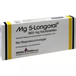 MG 5 LONGORAL Compresse masticabili, 20 pz