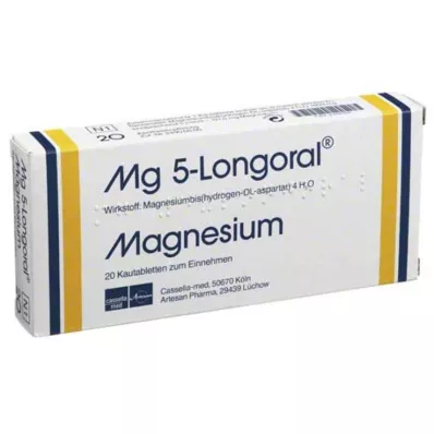 MG 5 LONGORAL Compresse masticabili, 20 pz