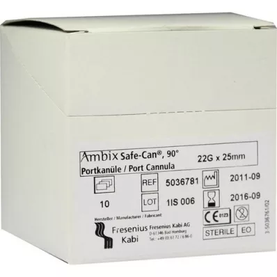 AMBIX Safe-Can Portpunkt.Kan.22 Gx25 mm curvo, 10 pz